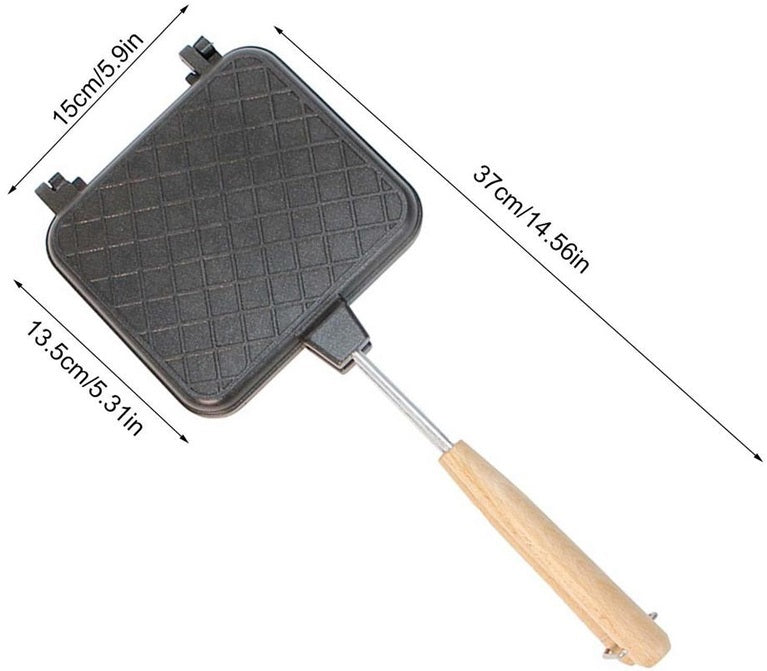 Double Sided Aluminum Alloy Hot Sandwich Grill Tool