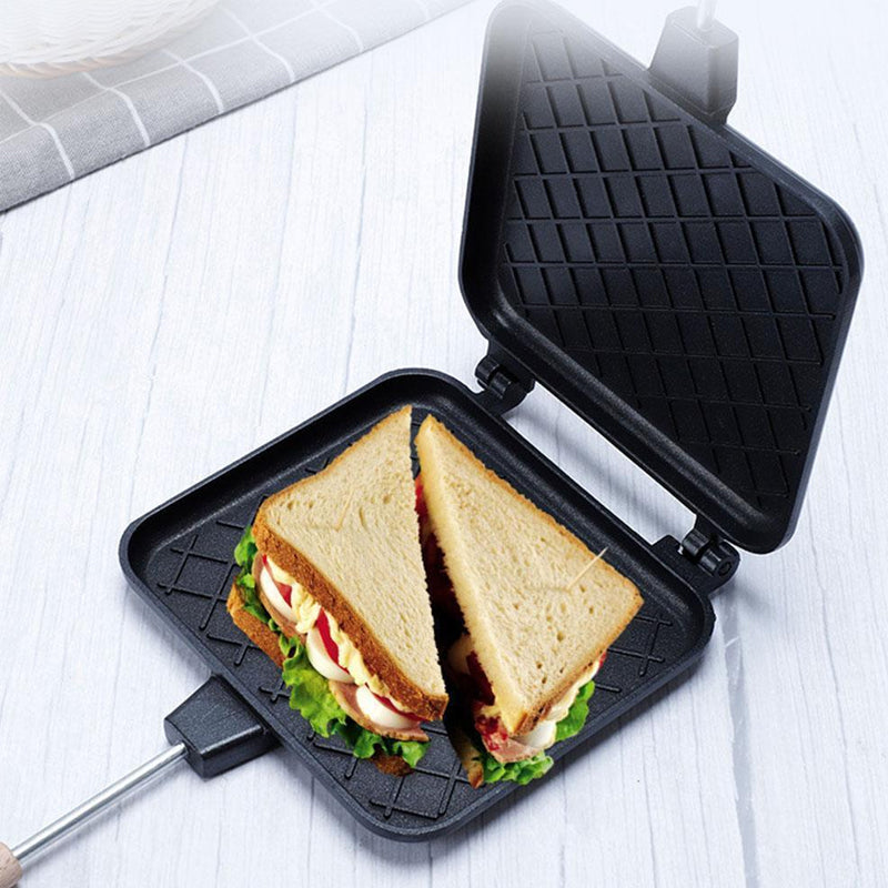 Double Sided Aluminum Alloy Hot Sandwich Grill Tool