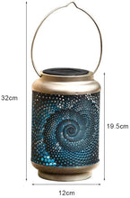 Load image into Gallery viewer, LUMIRO Outdoor Hanging LED Solar Lantern