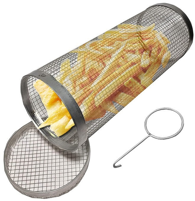 Stainless Steel Portable Barbecue Grill Basket