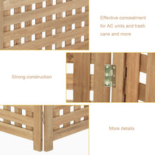 Load image into Gallery viewer, Fraser Country Cedar Fence Screen for Outdoor Use - Natural