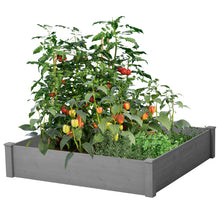 Load image into Gallery viewer, Fraser Country Solid Wood Floor Garden Bed - Grey
