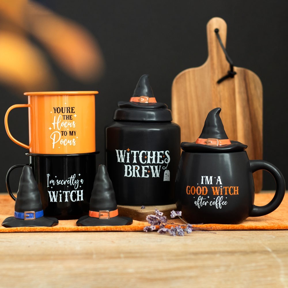 Wicked Witch Enamel Mugs - Set of 2