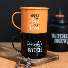 Load image into Gallery viewer, Wicked Witch Enamel Mugs - Set of 2