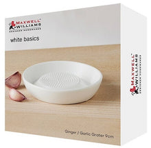 Load image into Gallery viewer, Maxwell &amp; Williams: White Basics Ginger/Garlic Grater (9cm)