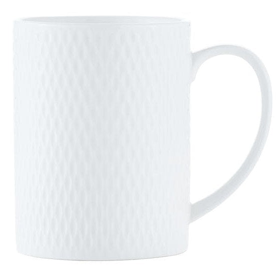 Maxwell & Williams: White Basics Diamonds Straight Mug (400ml)