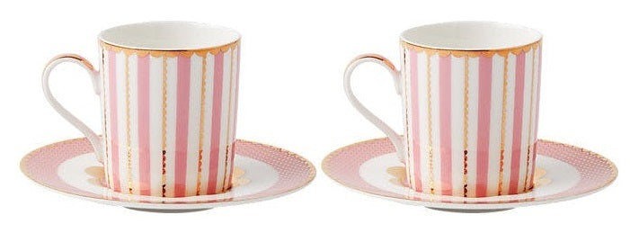 Maxwell & Williams: Teas & C's Regency Demi Cup & Saucer Set - Pink (100ml) (Set of 2)