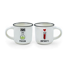 Load image into Gallery viewer, Espresso For Two: Mini Mug - Poison &amp; Antidote