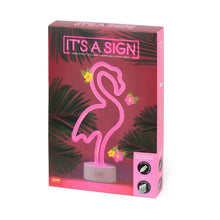 Load image into Gallery viewer, It&#39;s A Sign: Neon Effect Led Lamp - Flamingo