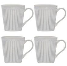 Load image into Gallery viewer, Ladelle: Marguerite White Mug Set (Set of 4)