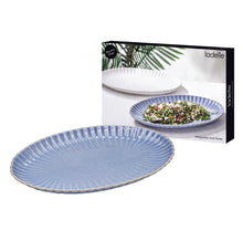 Load image into Gallery viewer, Ladelle: Marguerite Powder Blue Oval Platter