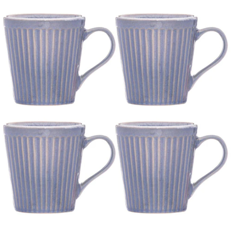 Ladelle: Marguerite Powder Blue Mug Set (Set of 4)