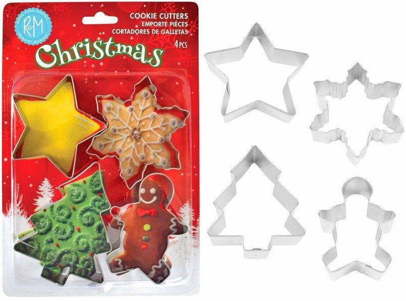 Appetito: Christmas Cookie Cutters (Set of 4)