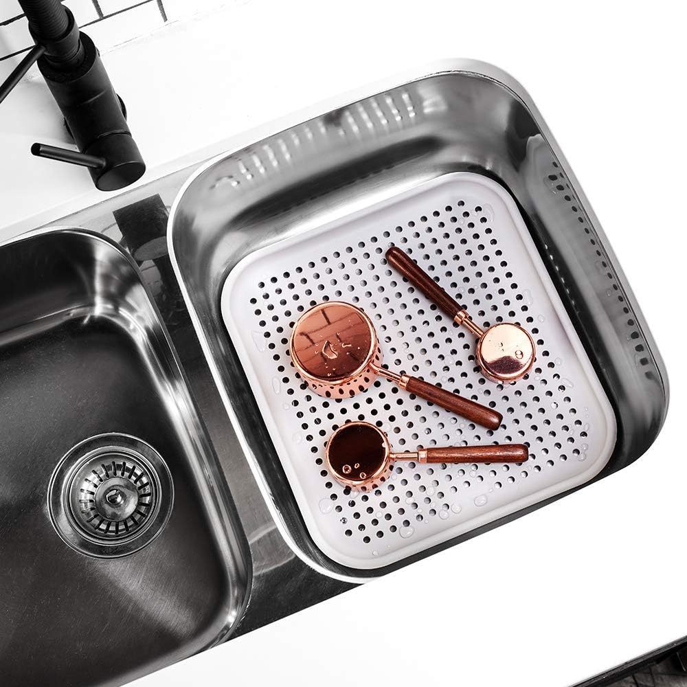 Madesmart: Elevated Sink Mat - Grey (33x30cm) - D.Line
