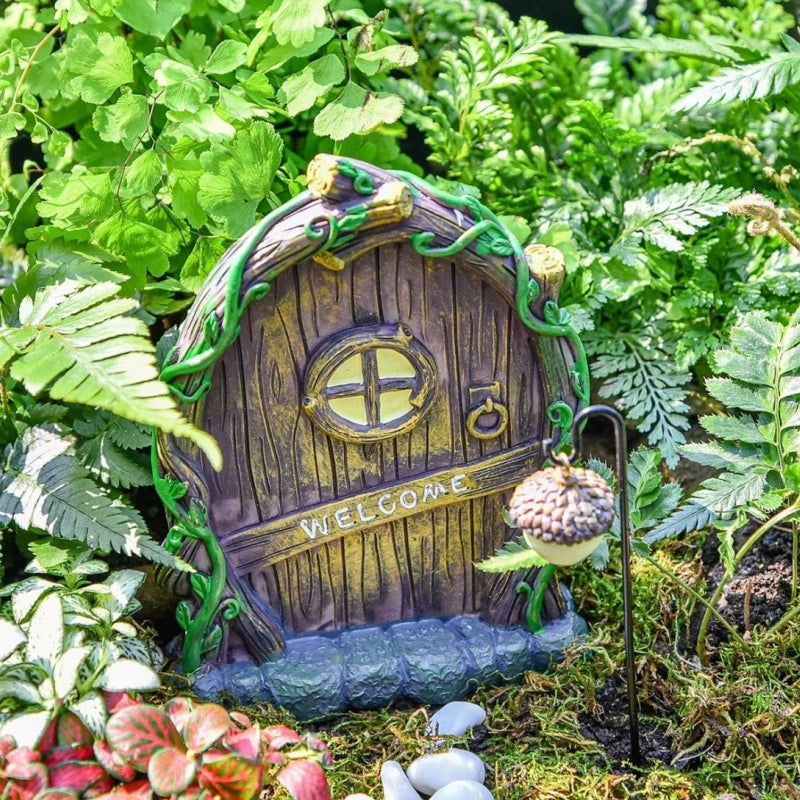 GREENHAVEN Fairy Door and Windows Set for Trees