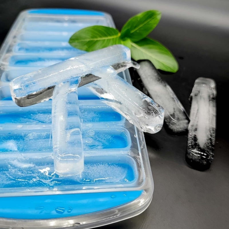 COMFEYA Reusable Popsicle-Shaped Ice Molds 4 Pack - Blue