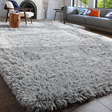 Load image into Gallery viewer, COMFEYA Super Soft Fluffy Area Rug - Grey, 230x160cm