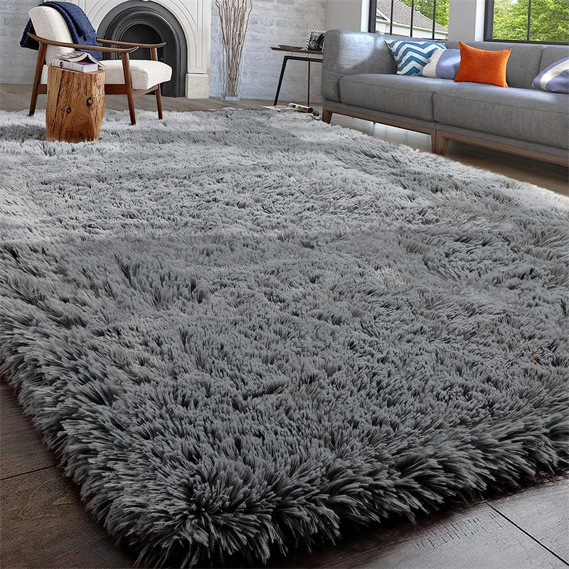 COMFEYA Super Soft Fluffy Area Rug - Grey, 230x160cm