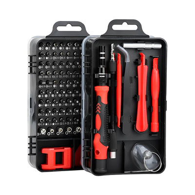 115 in 1 Precision Screwdriver Set Magnetic Repair Tool Kit - Red