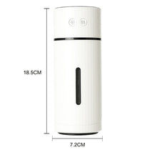 Load image into Gallery viewer, Angle Adjustable Portable Mist Humidifier with Night Light - White