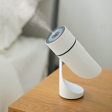 Load image into Gallery viewer, Angle Adjustable Portable Mist Humidifier with Night Light - White