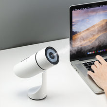 Load image into Gallery viewer, Angle Adjustable Portable Mist Humidifier with Night Light - White