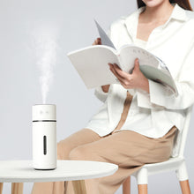 Load image into Gallery viewer, Angle Adjustable Portable Mist Humidifier with Night Light - White