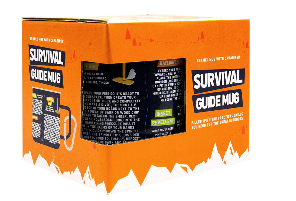 Survival Guide Enamel Mug - Gift Republic