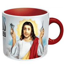 Load image into Gallery viewer, The Unemployed Philosophers Guild Jesus Shaves Heat-Changing Novelty Mug