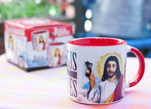 Load image into Gallery viewer, The Unemployed Philosophers Guild Jesus Shaves Heat-Changing Novelty Mug