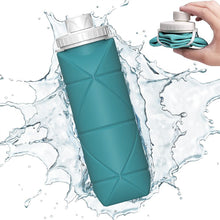 Load image into Gallery viewer, Hyperanger Collapsible Water Bottle - Green (600ml)