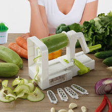 Load image into Gallery viewer, Ozzycook Portable Folding Hand Vegetable Spiralizer