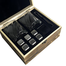 Load image into Gallery viewer, Whiskey Stones Set With Crystal Glasses