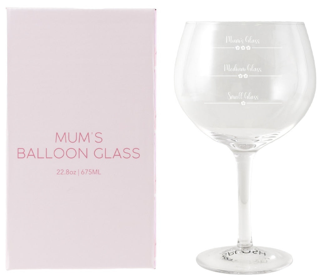 Splosh: Mother's Balloon Glass (675ml)