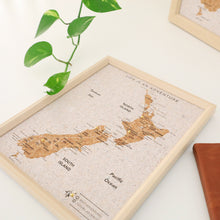 Load image into Gallery viewer, Splosh: Travel Board - New Zealand Map (Small)