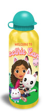 Load image into Gallery viewer, Gabbys Dollhouse: Aluminium Canteen - (Yellow) 500ml - Gabby&#39;s Dollhouse