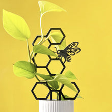 Load image into Gallery viewer, Metalbird: Honeybee Plant Trellis