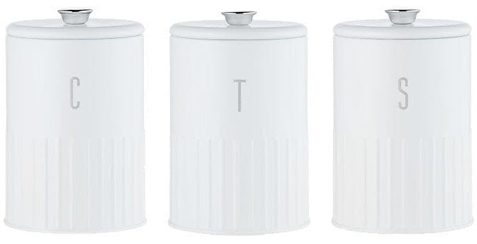 Maxwell & Williams: Astor Canister Set - White (Set of 3)