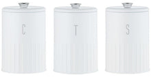 Load image into Gallery viewer, Maxwell &amp; Williams: Astor Canister Set - White (Set of 3)