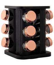 Load image into Gallery viewer, Maxwell &amp; Williams: Astor Spice Rack - Black Unfilled (12 Piece Set)