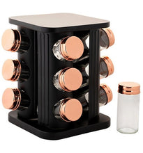 Load image into Gallery viewer, Maxwell &amp; Williams: Astor Spice Rack - Black Unfilled (12 Piece Set)