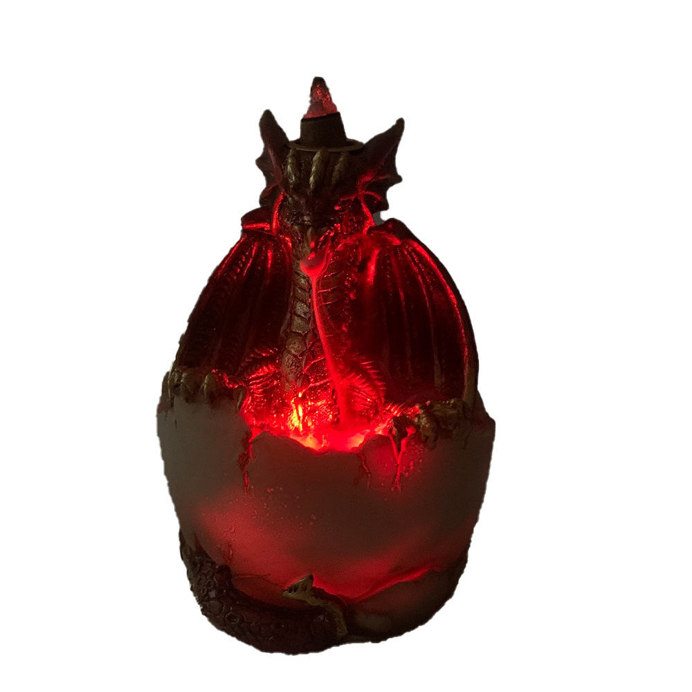 Dragon and Egg Black Backflow Burner LED