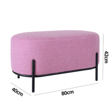 Load image into Gallery viewer, Fraser Country Teddy Bench &amp; Ottoman - Purple