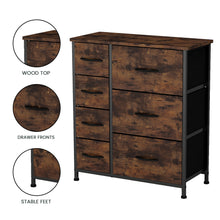 Load image into Gallery viewer, Fraser Country 7 Drawer Storage Chest - Rustic Walnut