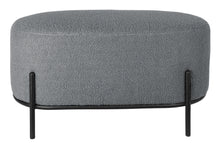 Load image into Gallery viewer, Fraser Country Teddy Bench &amp; Ottoman - Grey