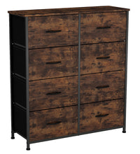 Load image into Gallery viewer, Fraser Country 8 Drawer Storage Chest - Rustic Walnut