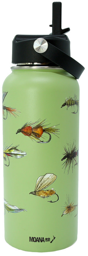 Moana Road: Insulated Bottle - Fly Fishing (1L)