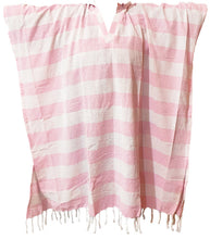 Load image into Gallery viewer, Moana Road: Turkish Towel Hoodie - Pink