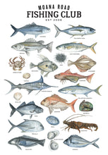Load image into Gallery viewer, Moana Road: Tea Towels - Fishing Club (51cm x 70cm)