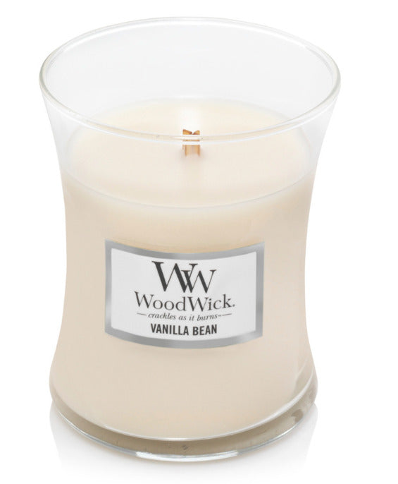 WoodWick: Hourglass Candle - Vanilla Bean (Medium)